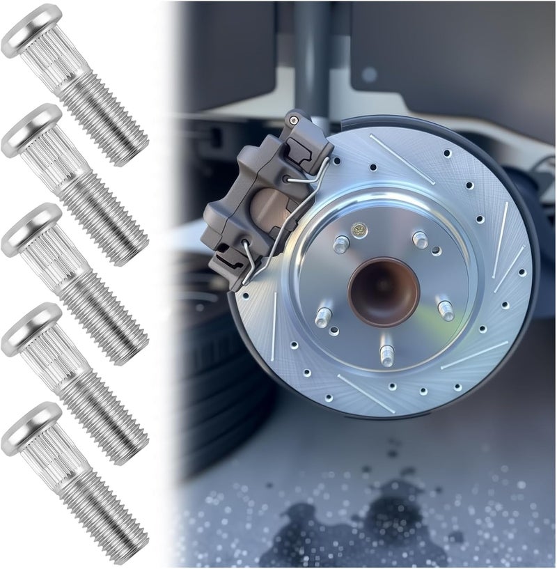 VKQTS 5PCS Wheel Studs M12×1.5,Professional Wheel Lug Stud Compatible with Honda,Acura,Practical Wheels Bolts Car Accessories Replacement OEM Number#90113SA0013/90113SA0025 - Image 1